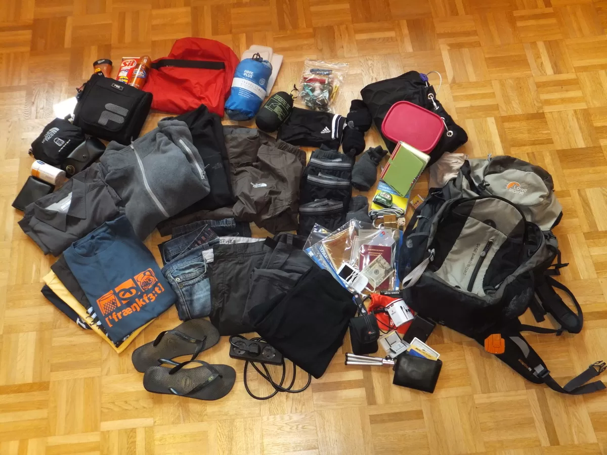 Packliste Weltreise