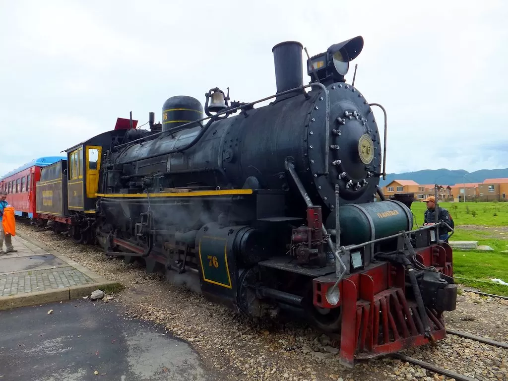 In Zipaquira am Bahnhof In Zipaquira am Bahnhof