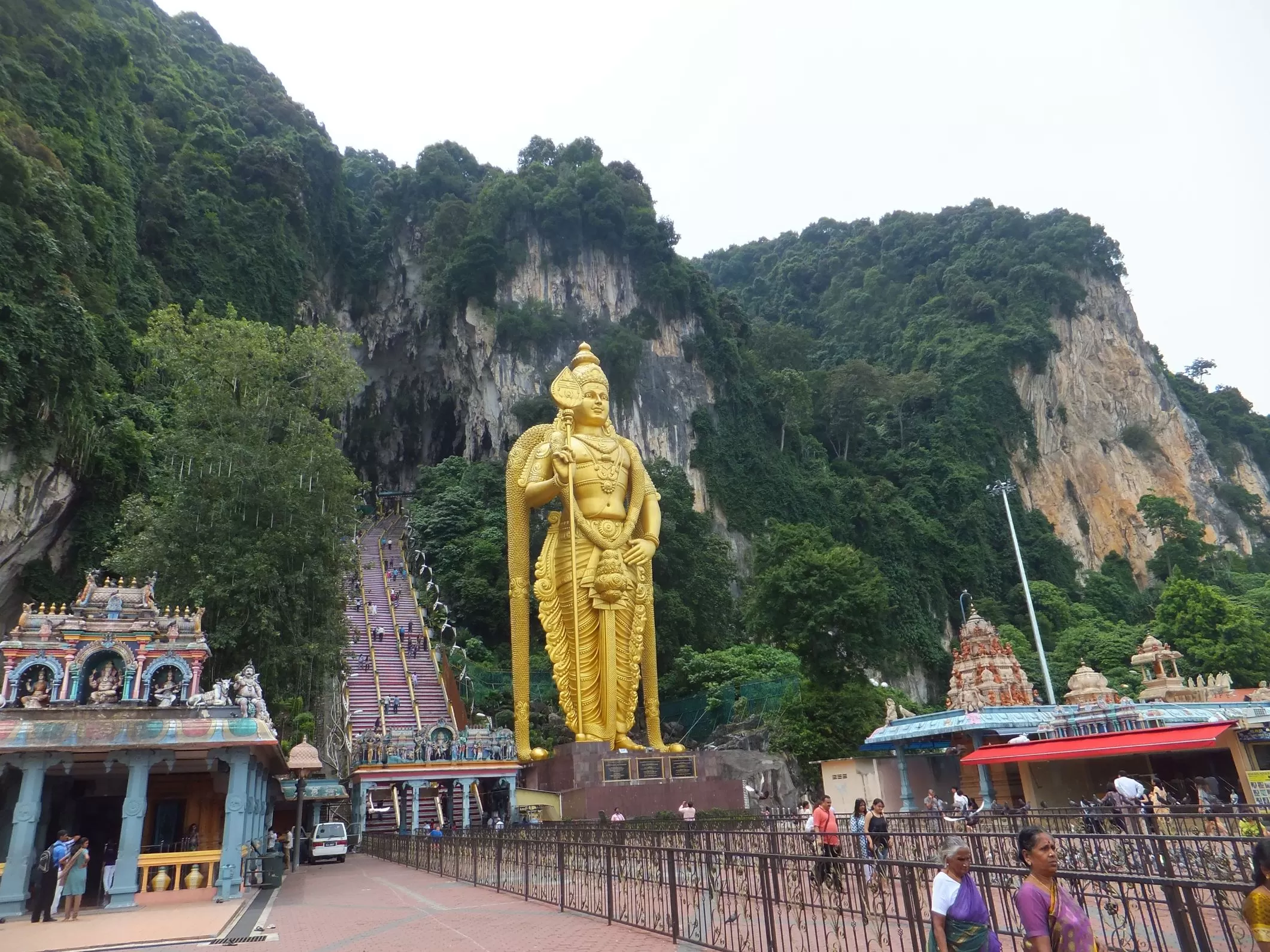 Eingang der Batu Caves Eingang der Batu Caves