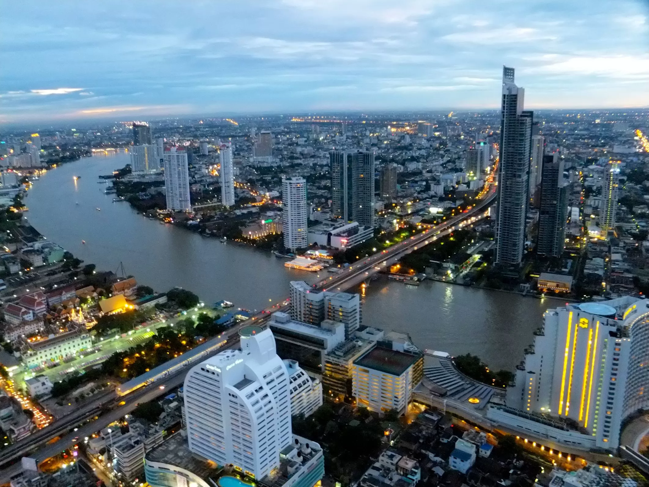 Was eine Aussicht über Bangkok Was eine Aussicht über Bangkok