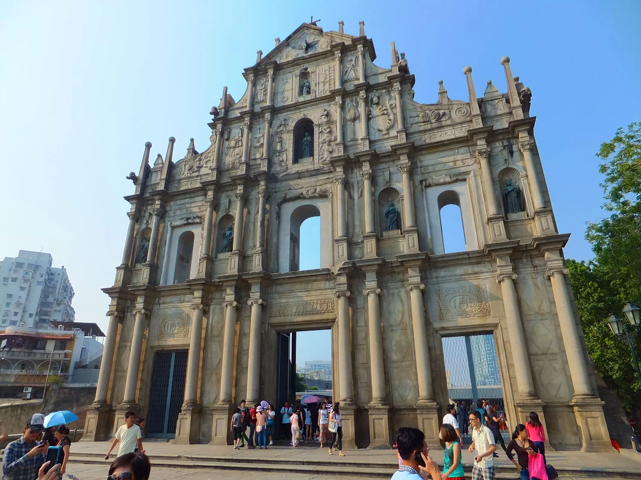 Die Ruine von Ruine von St. Paul – Das Wahrzeichen von Macau Die Ruine von Ruine von St. Paul – Das Wahrzeichen von Macau