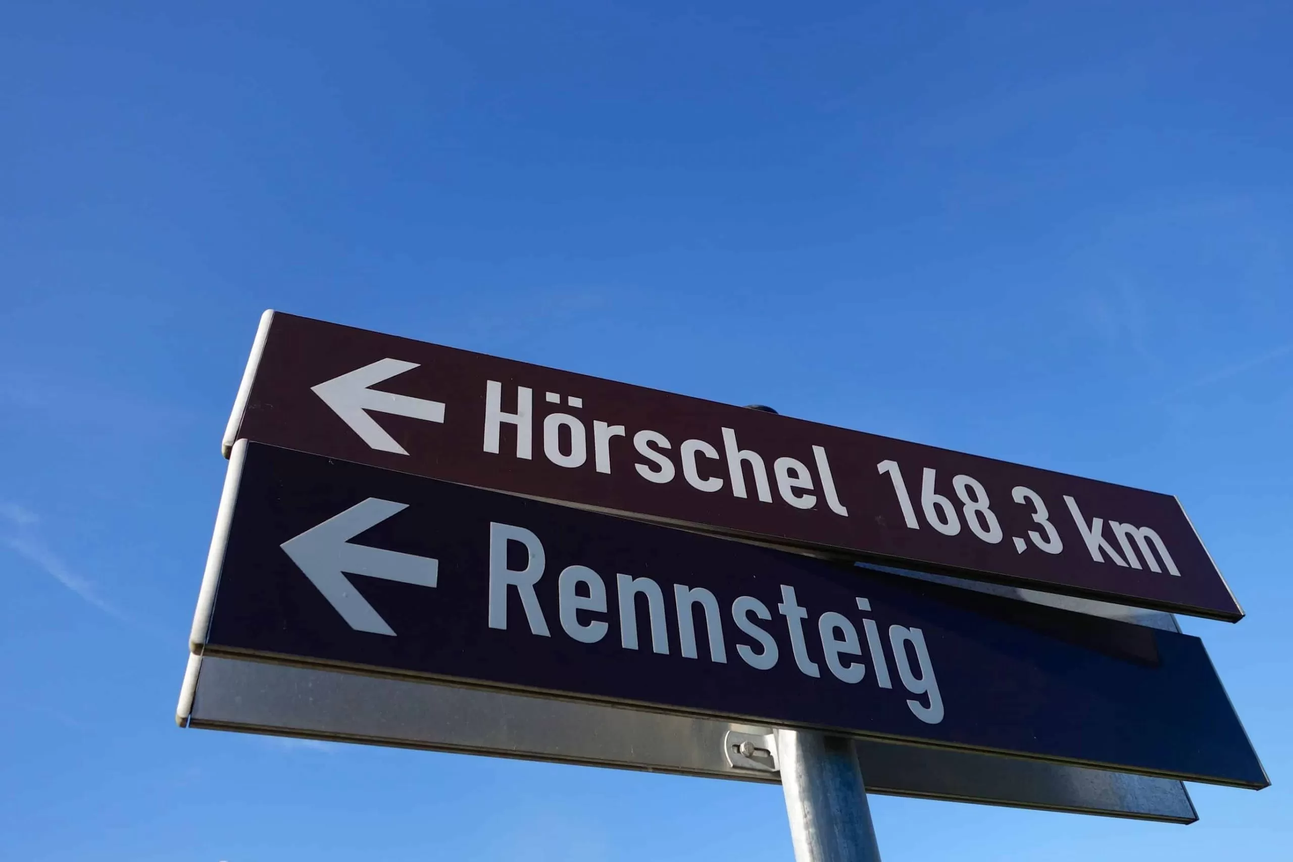 Nur noch 168,3 Kilometer auf dem der Rennsteigwanderung