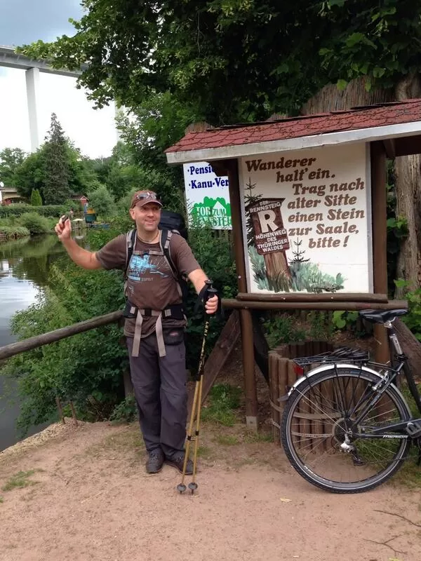 Werra Ende der Runst - Der Rennsteig ist erwandert Werra Ende der Runst - Der Rennsteig ist erwandert