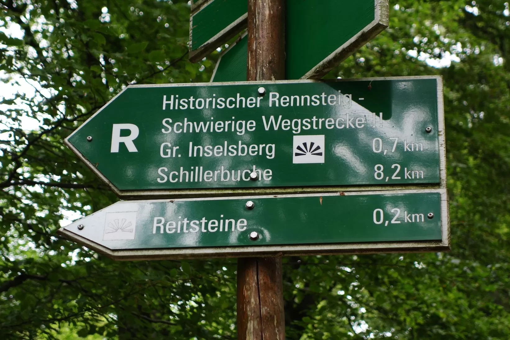 Kurz vor dem Inselsberg Kurz vor dem Inselsberg