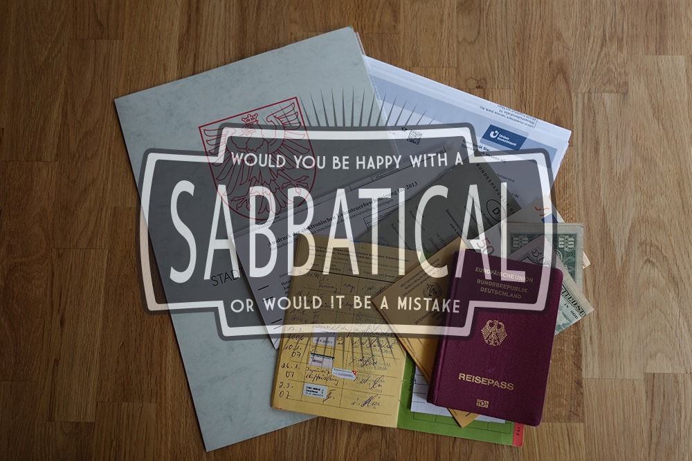 Sabbatical & Sabbatjahr