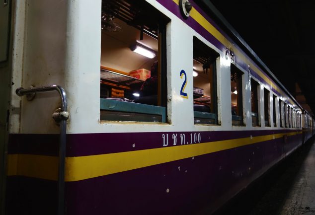 Auf dem Weg nach Chiang Mai im Zug