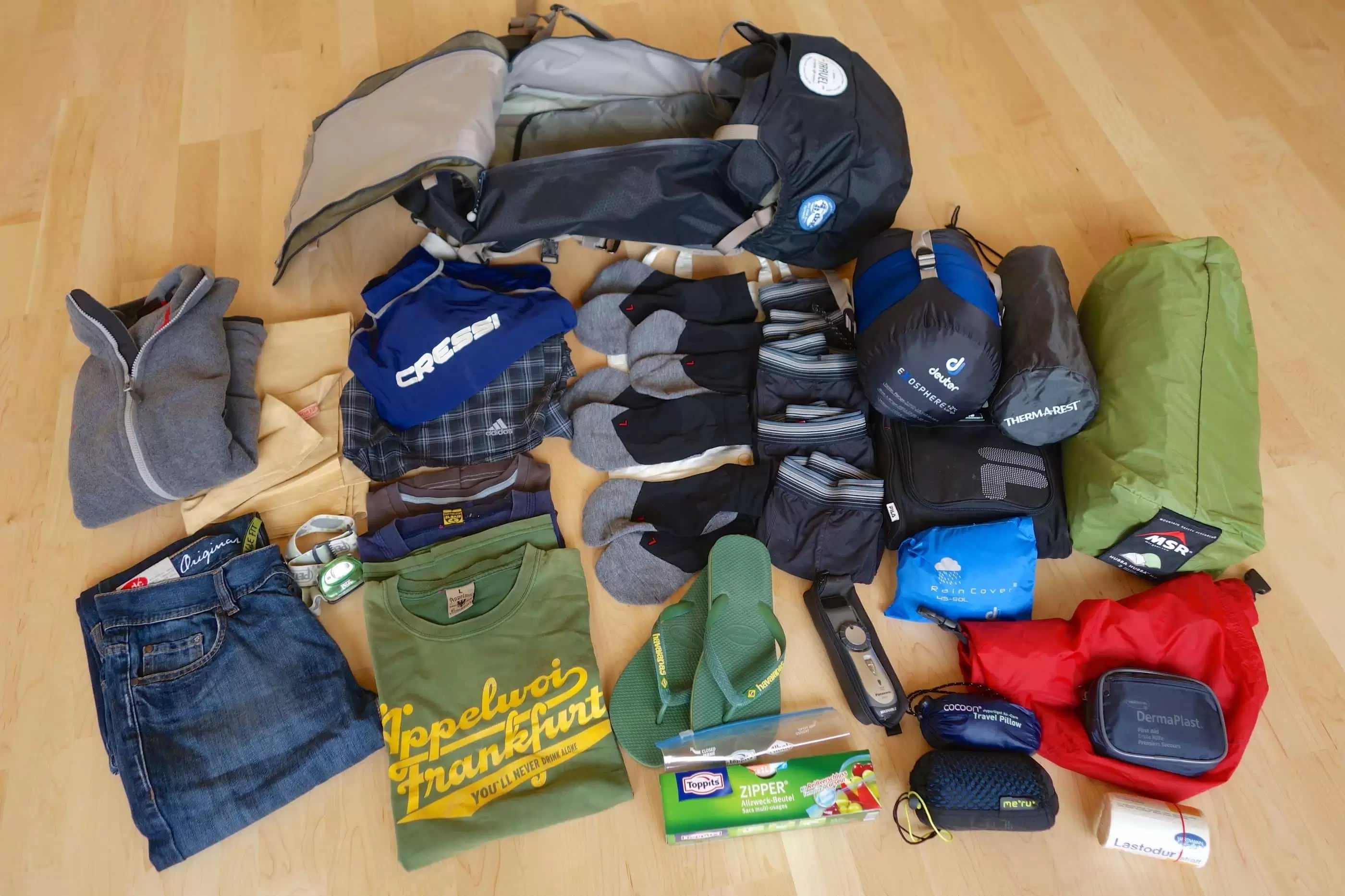 Was alles so in den Rucksack reinpasst!! Was alles so in den Rucksack reinpasst!!