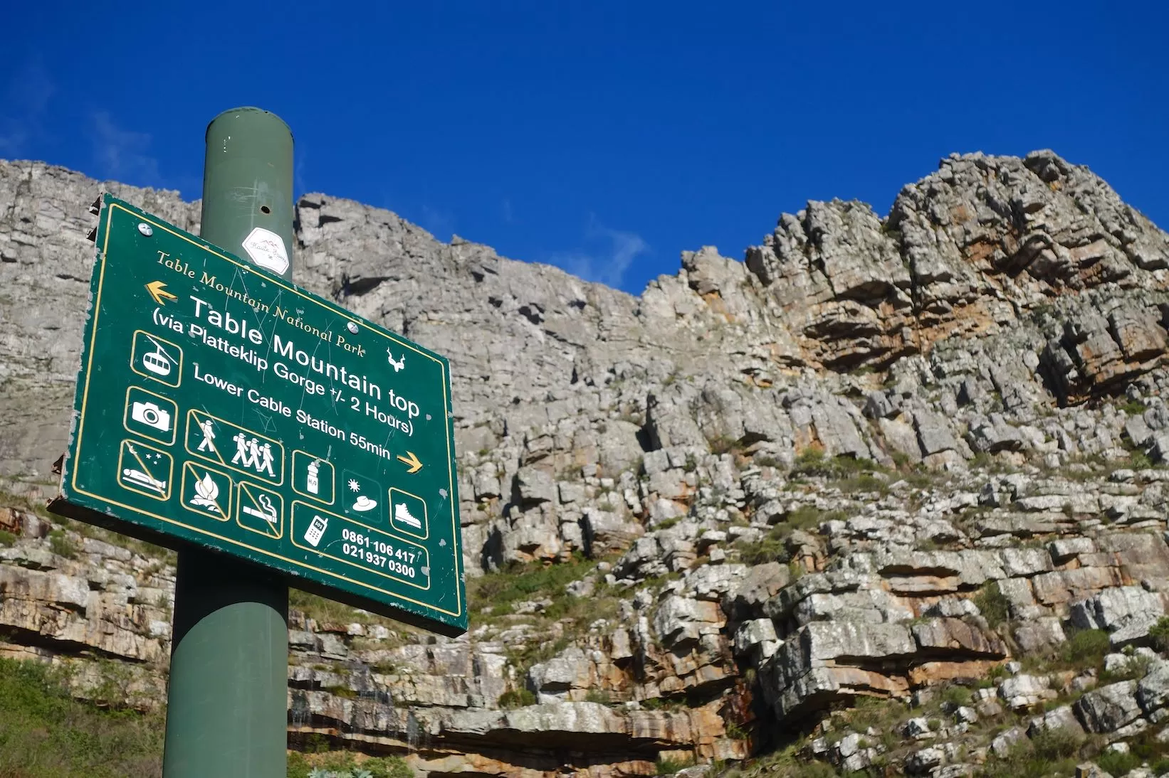 Platteklip Gorge Wanderung - Tafelberg Kapstadt: Der Platteklip Gorge ist der älteste Weg zum Gipfel des Tafelbergs in Kapstadt