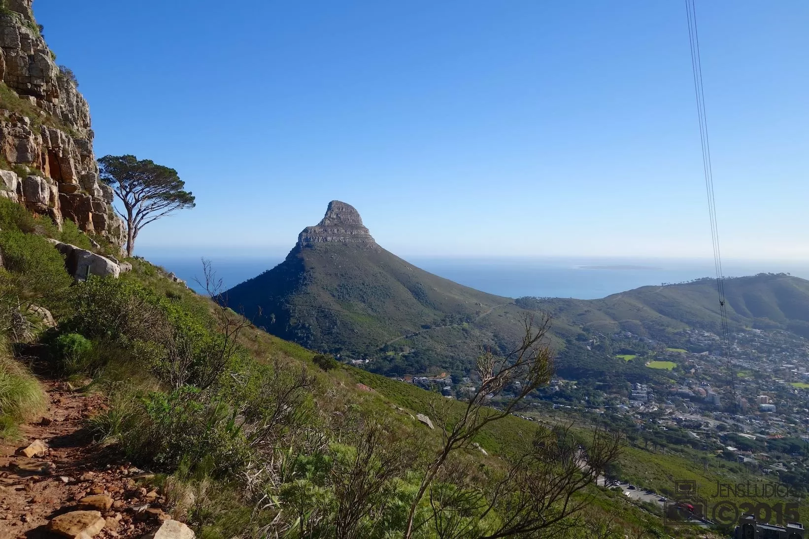 Platteklip George: Der Platteklip Gorge mit einer atemberaubenden Aussicht über Kapstadt und den Lion´s Head