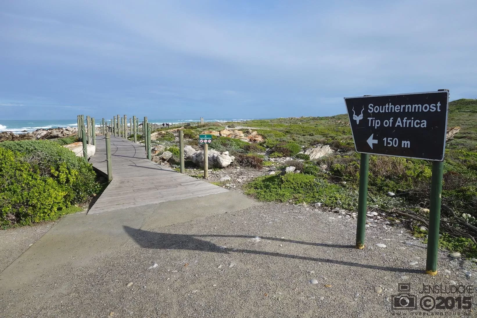 Cape Agulhas - Wo sich der Indische und Atlantischer Ozean trifft Cape Agulhas - Wo sich der Indische und Atlantischer Ozean trifft