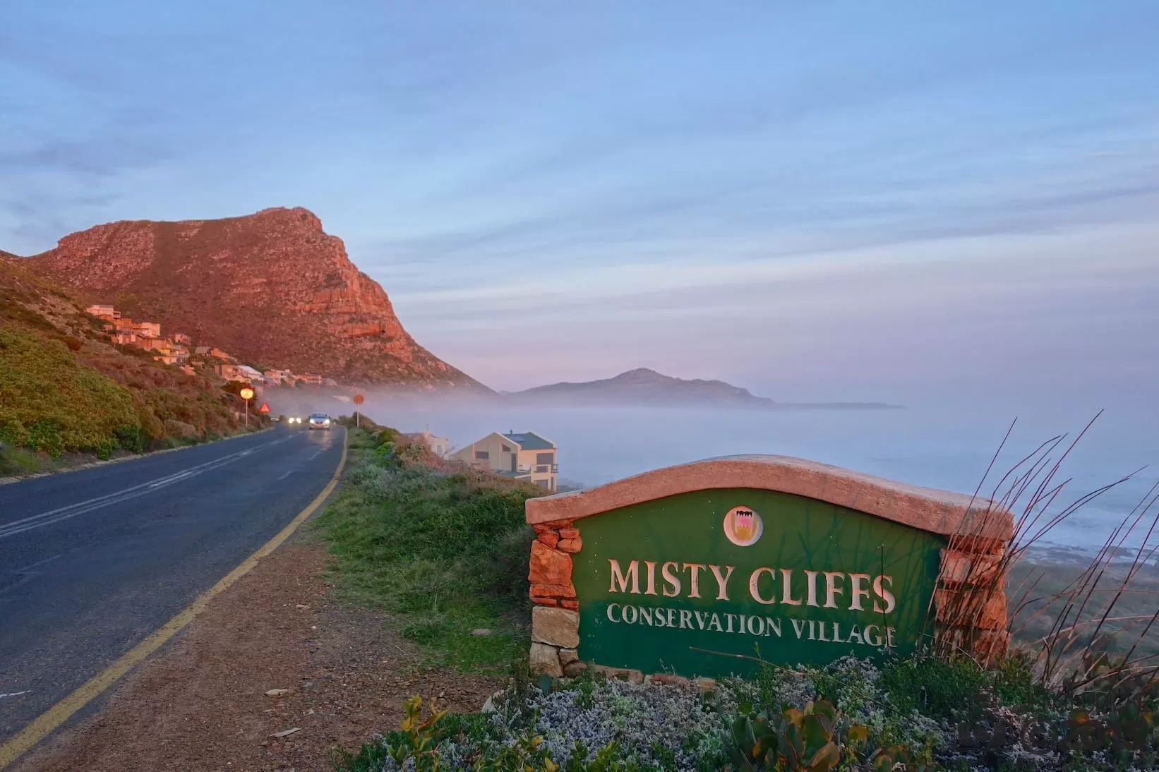 Sunset Misty Cliffs Sunset Misty Cliffs