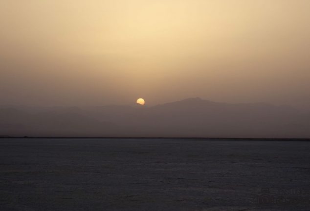 Sonnenuntergang in der Danakil Depression