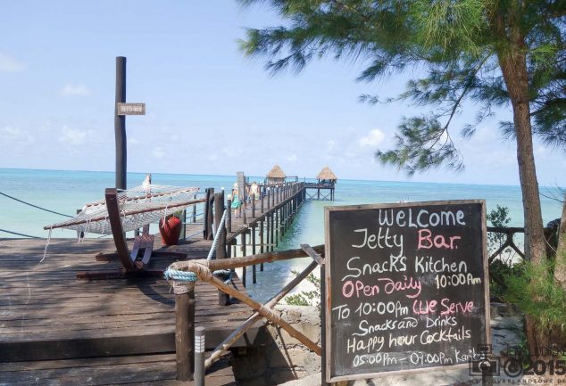 Die Jetty Bar des Spice Island Hotel & Resort