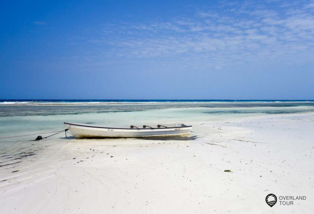 Der Strand der Unguja Lodge