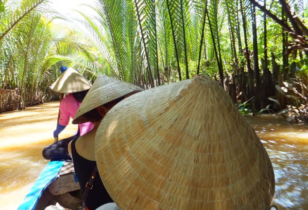 Auf einem Seitenarm des Mekong