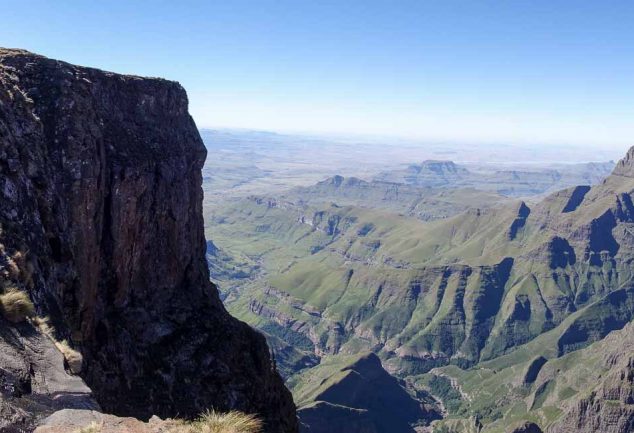 Wanderung Amphitheater - Wandern Drakensberge Südafrika