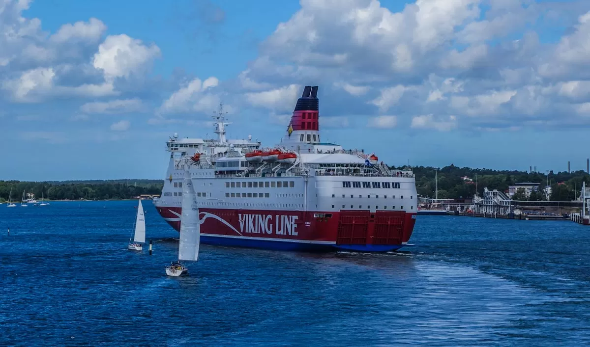Åland - Finland Viking Line – Anreise und Ankunft in Mariehamn