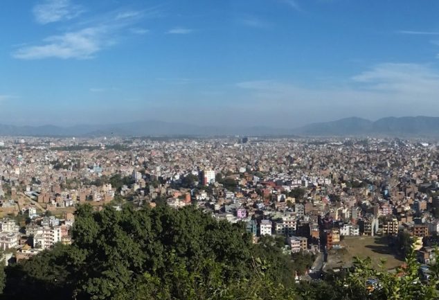 Der Blick über das Kathmandu Valley
