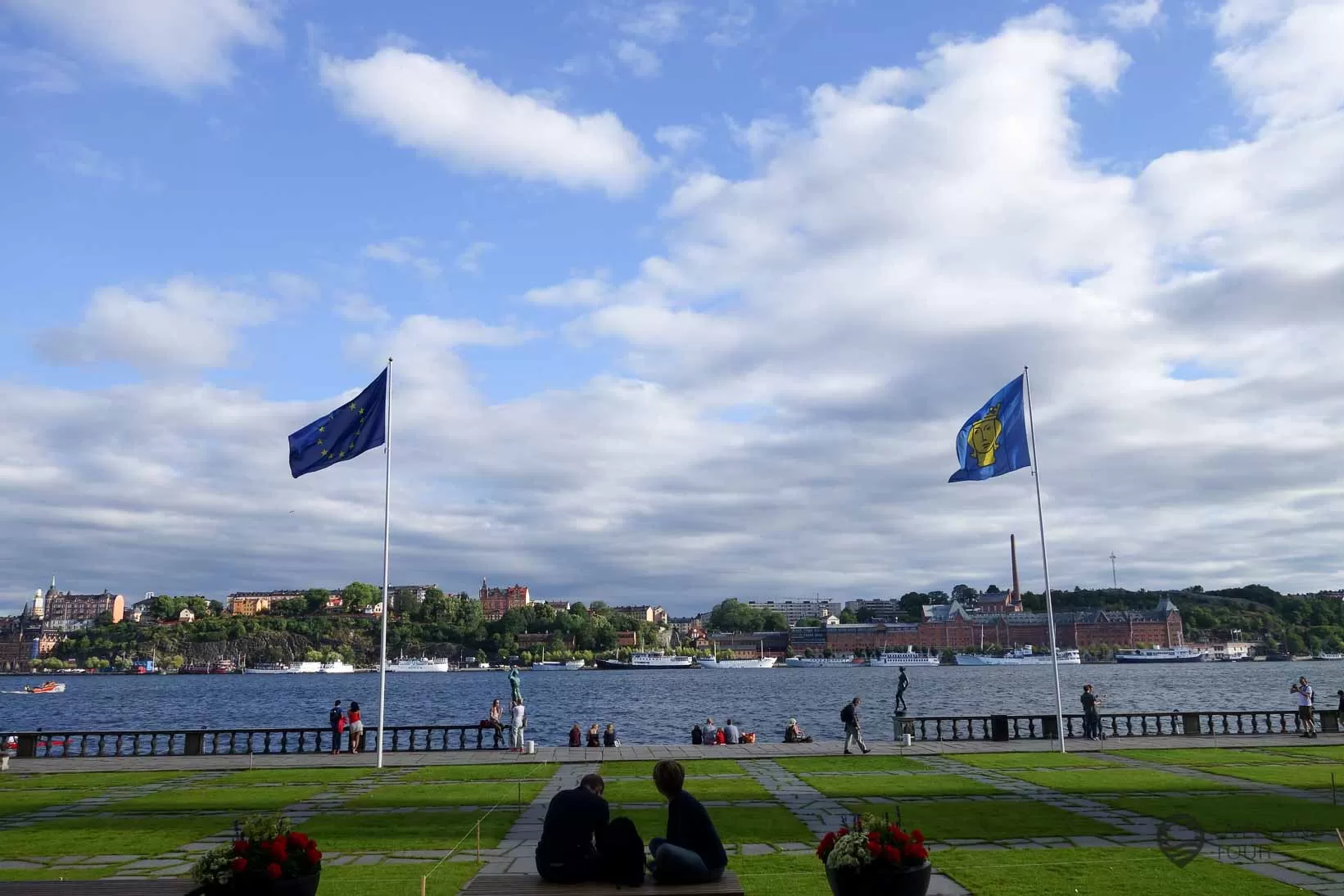 Stockholm Der Stadthusparken in Stockholm