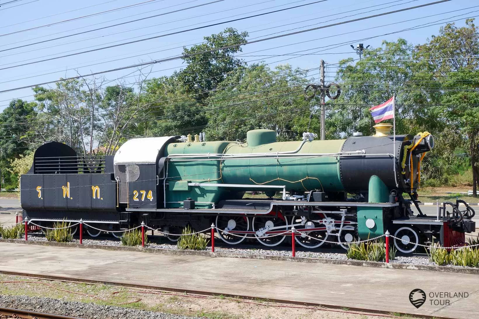 Während der Zugfahrt Chiang Mai nach Sukhothai Während der Zugfahrt Chiang Mai nach Sukhothai