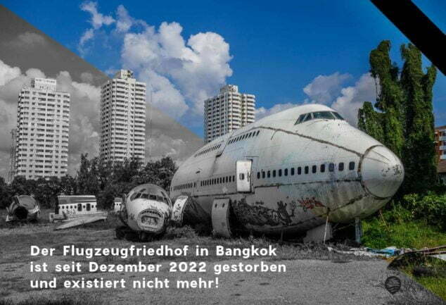 Flugzeugfriedhof Bangkok gibt es nicht mehr