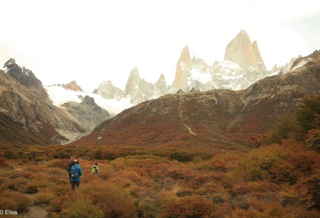 Ein Anstieg trennt uns noch vom direkten Anblick des Fitz Roy