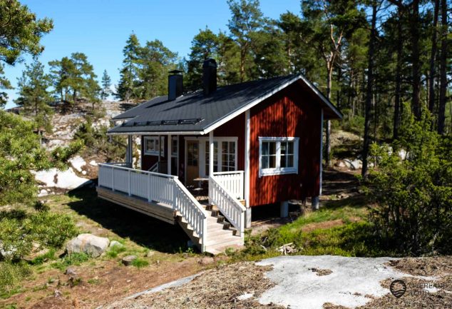 Bränskär eine kleine Insel im Schärenmeer