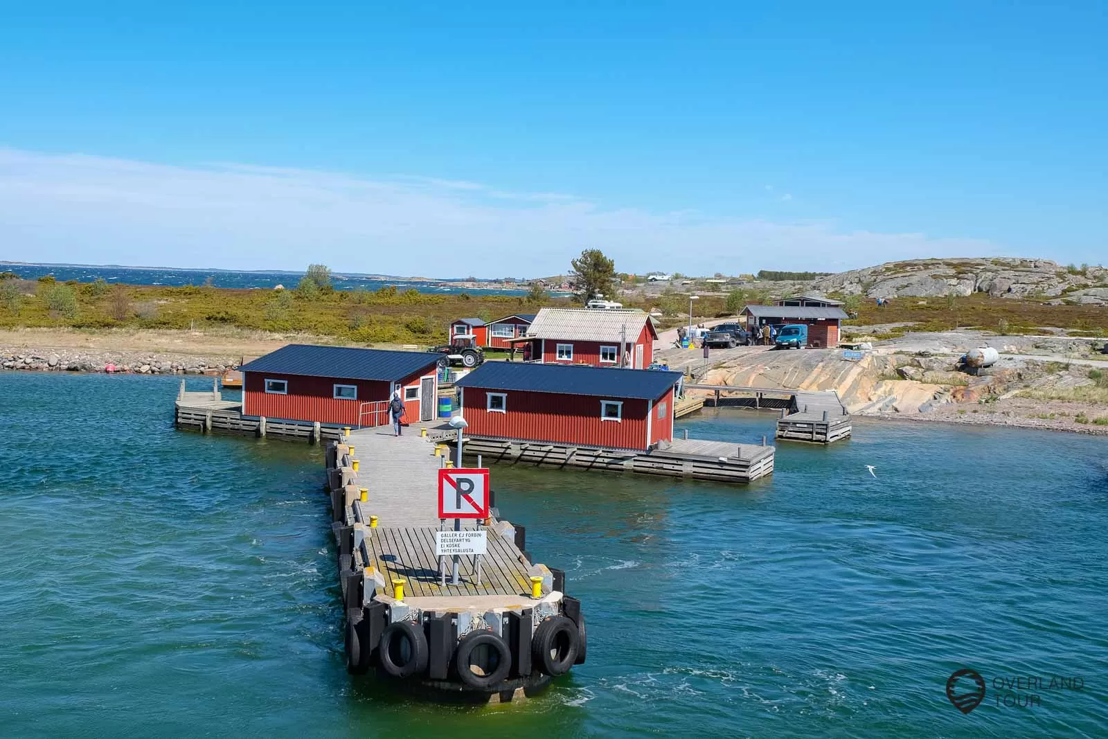 Jurmo Island - Finish Archipelago Bye bye Jurmo - Die M/S Eivor wartet auf mich. Der letzte Blick auf den Hafen von der Fähre