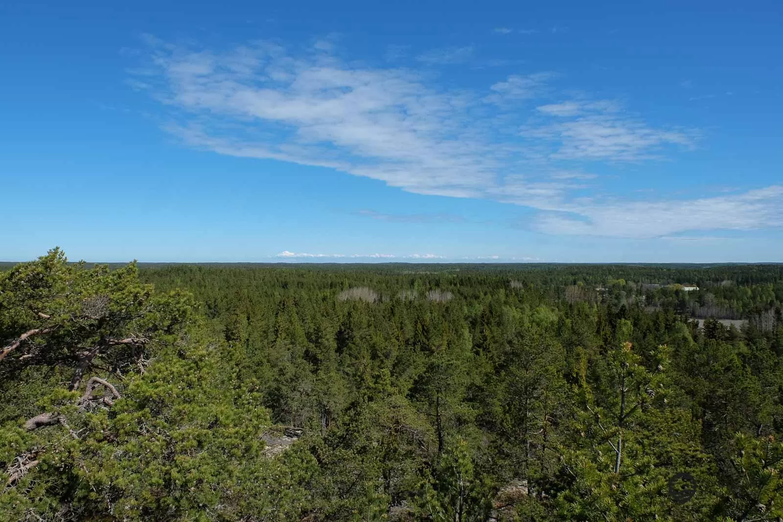 Nagu eine kleine Insel im Schärenmeer Ein Die Aussicht vom Turm am Wolffs Hillkleiner Teil des Pilgerweg - St Olav Waterway - hier auf der Isel Brännskär in der Nähe des Mattnäs ferrypier