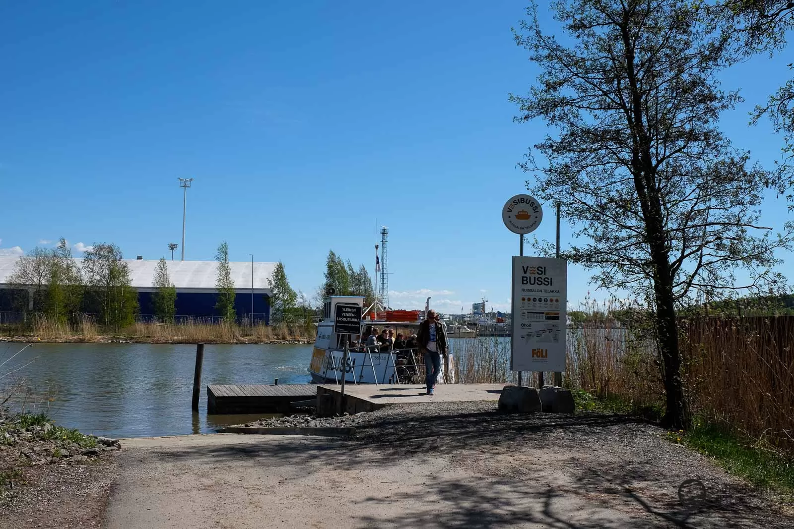 Anlegestelle (Ruissalon Telakka) des Föli Water Bus