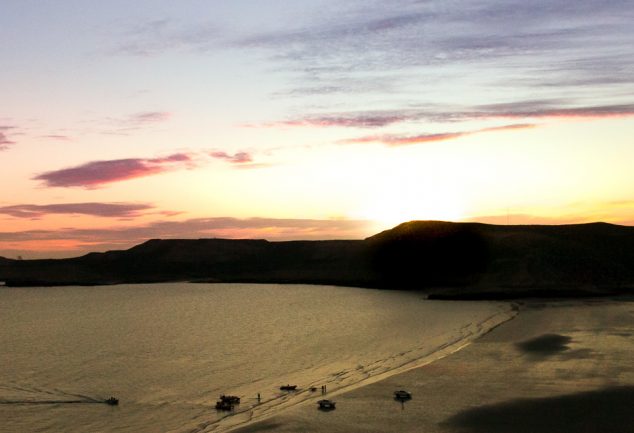 Was für wunderschöne Sonnenuntergangsfarben