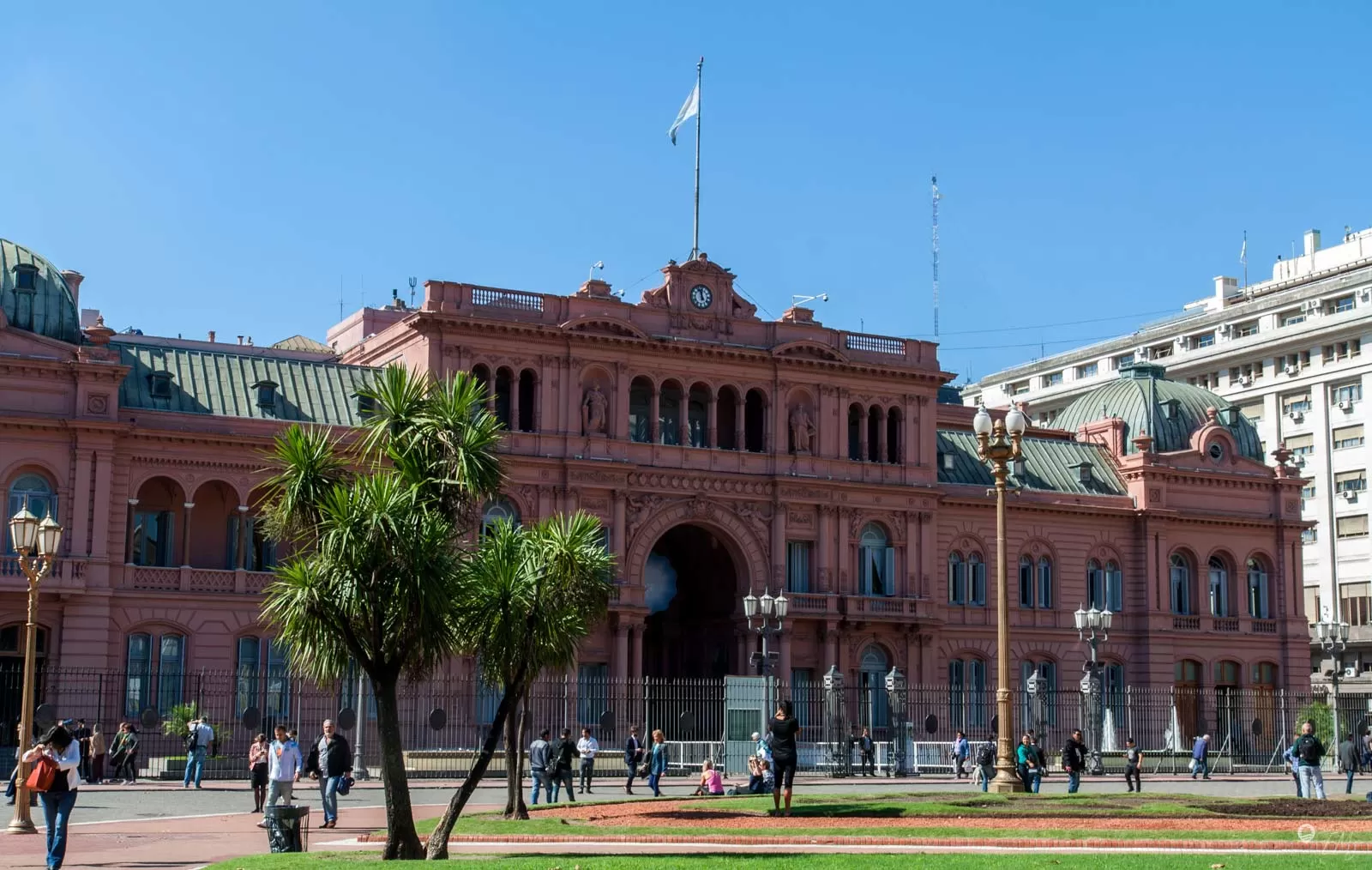 Casa Rosada - der Amtsitz des Präsidenten auf dem Plaza de Mayo Casa Rosada - der Amtsitz des Präsidenten auf dem Plaza de Mayo