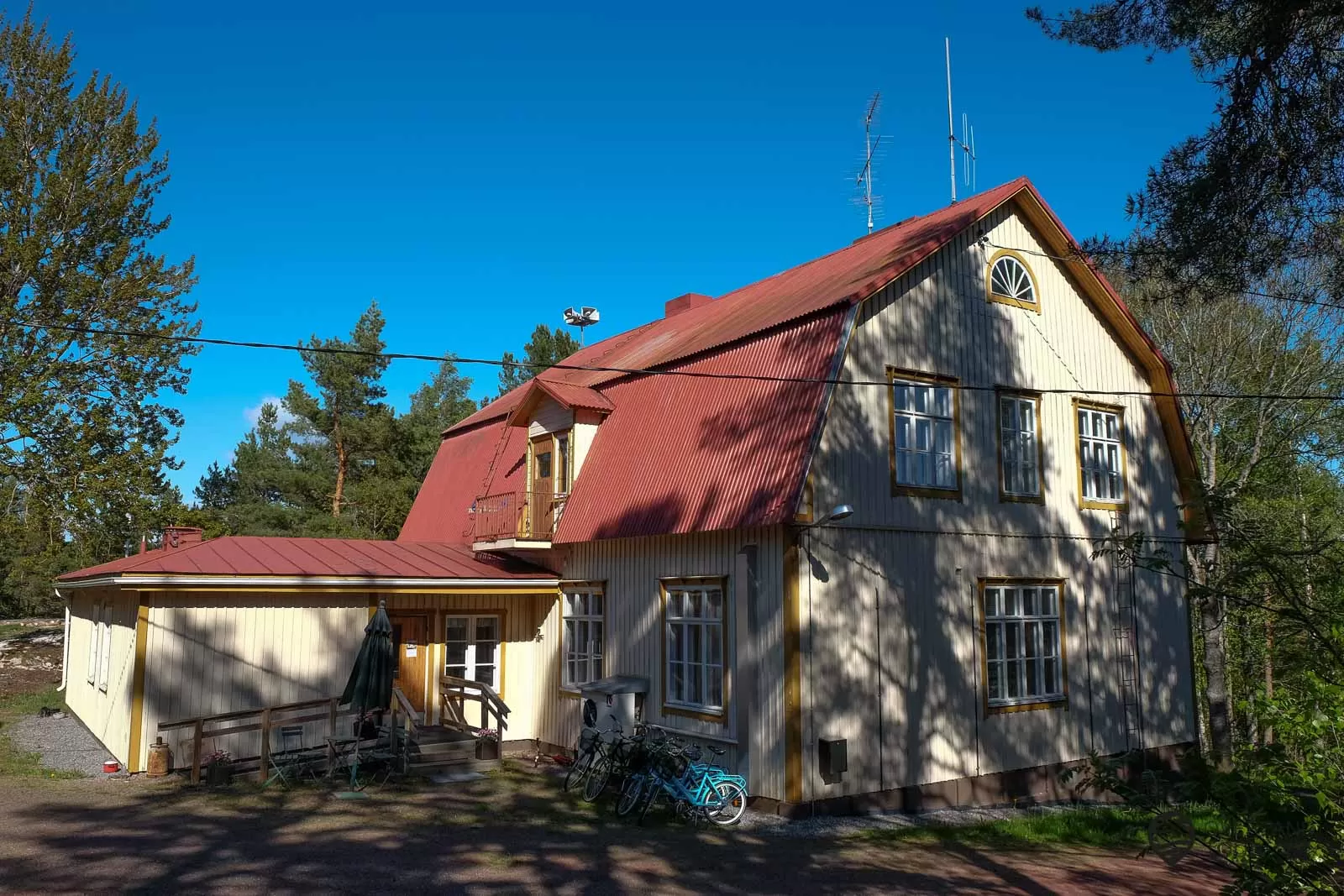 Die Insel Iniö im finnischen Schärenmeer Die Villa Högbo