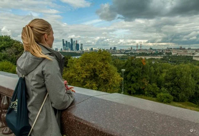 Der Blick von der Lomonossow Universität