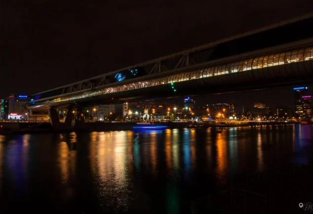 Moskau City at night