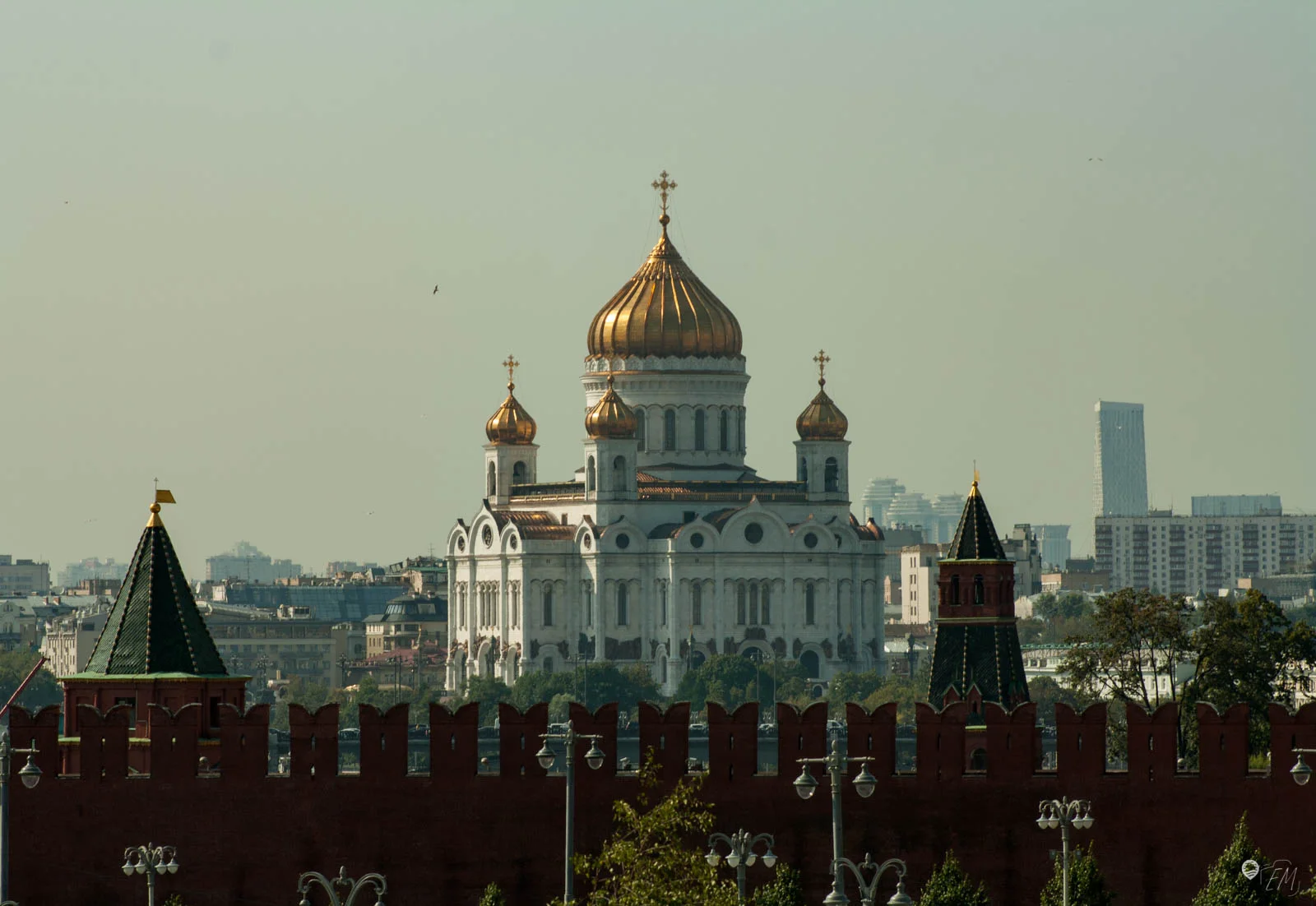 Das Gelände des Skywalks bietet einen wunderbaren Ausblick auf das Kreml Gelände und darüber hinaus