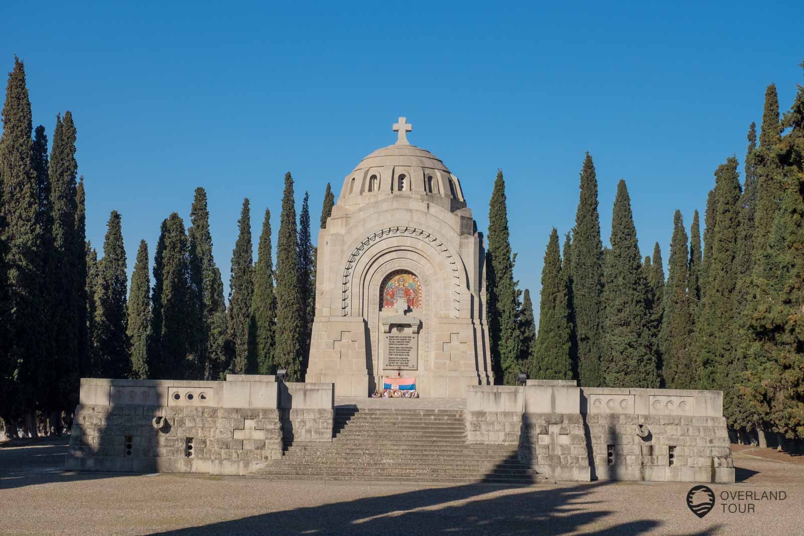 Thessaloniki - Griechenland Zejtinlik – Weltkriegsdenkmal (WWI) und Soldatenfriedhof