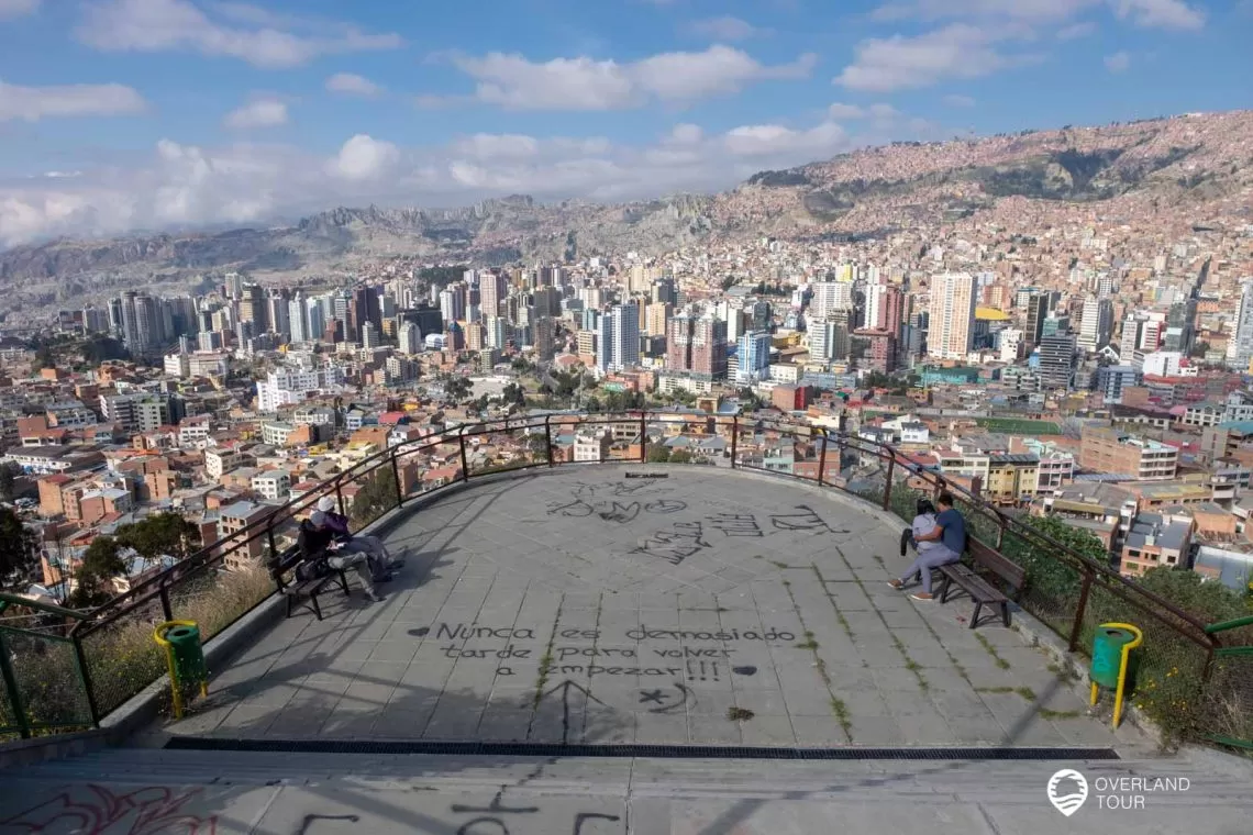 Aussichtsplattform des Mirador Killi Killi über La Paz