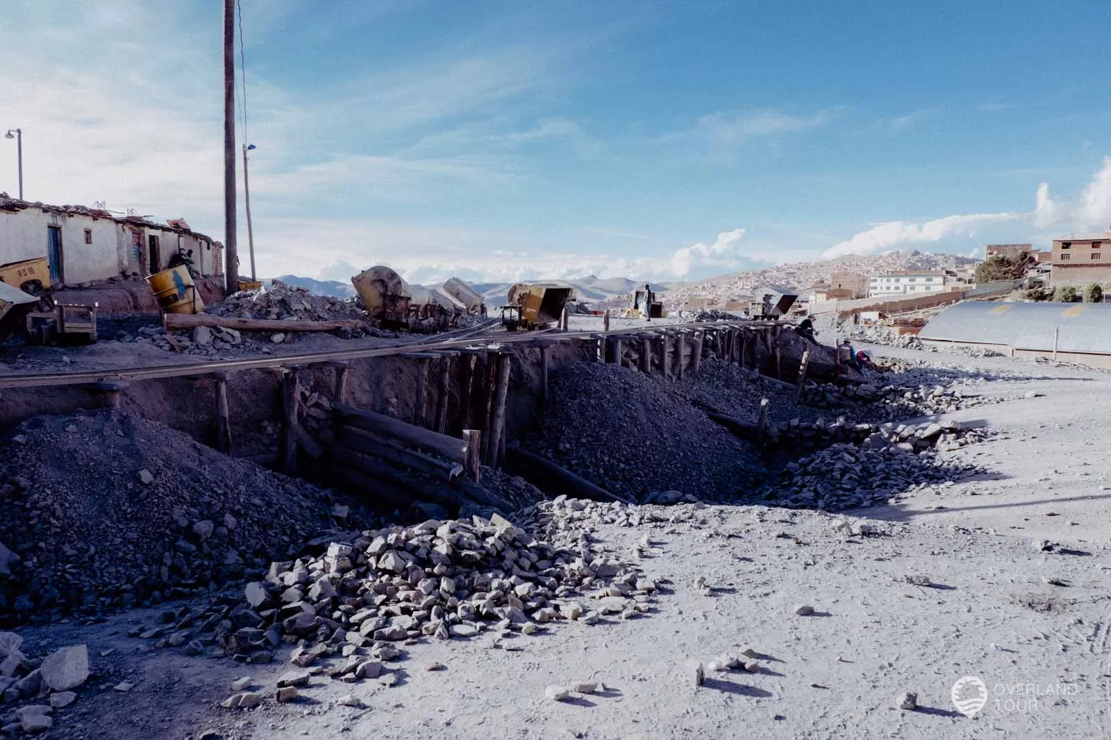 Potosí - Bolivien Vor dem Eingang der Silbermine in Potosí