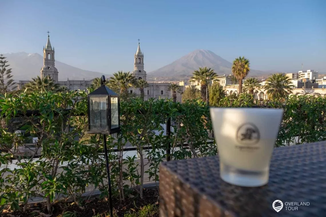 Der leckerste Pisco Sour in Peru mit der besten Aussicht in Arequipa