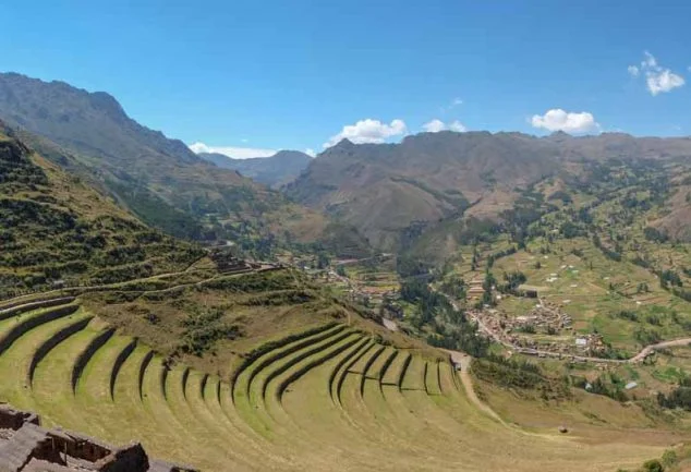 Die Inka Ruine Pisac