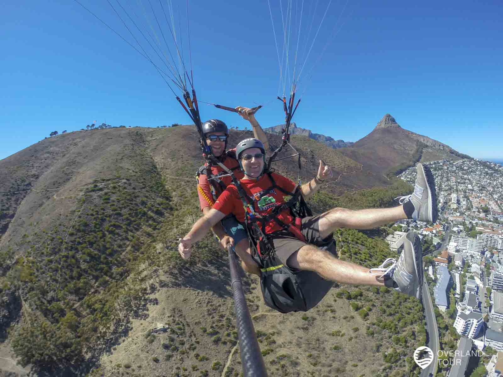 Paragliding über Kapstadt – Mit dem Gleitschirm vom Signal Hill