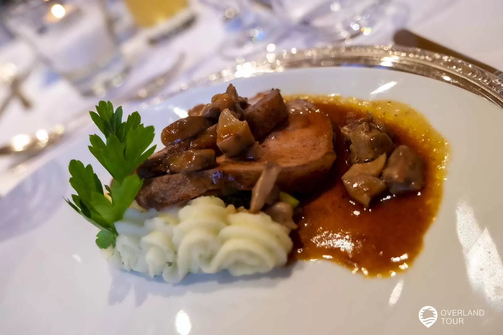 Lecker war es Abends im Restaurant