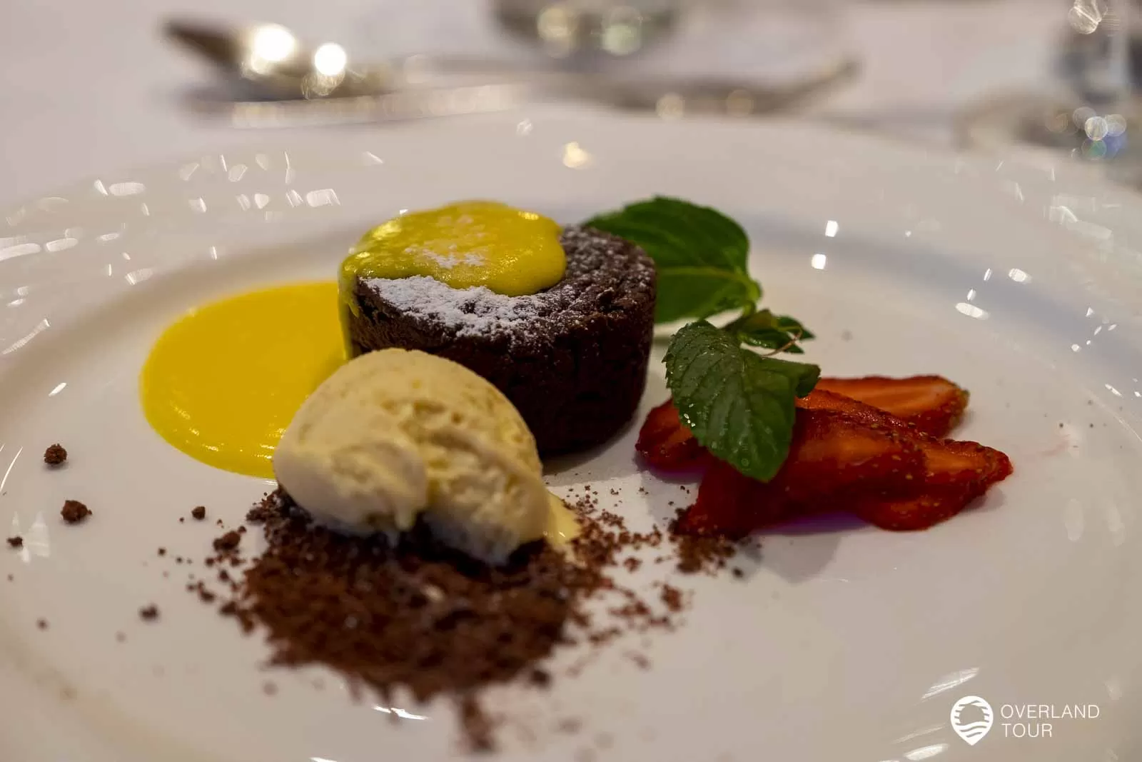 Lecker war es Abends im Restaurant