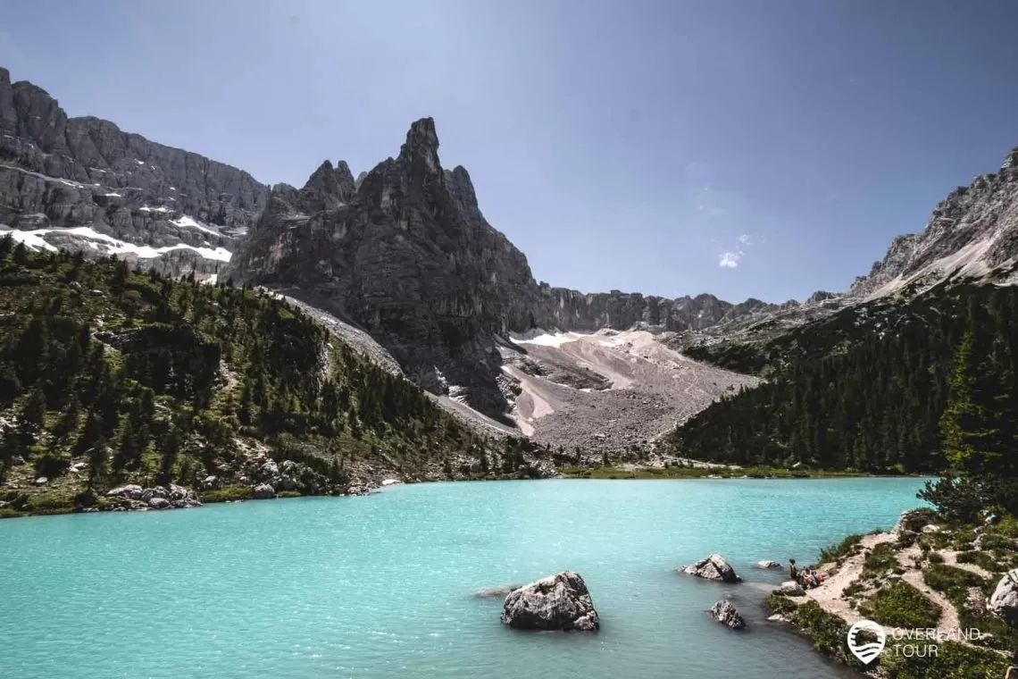Wow, hab ich zu viel versprochen? Darf ich vorstellen, der Lago Di Sorapiss