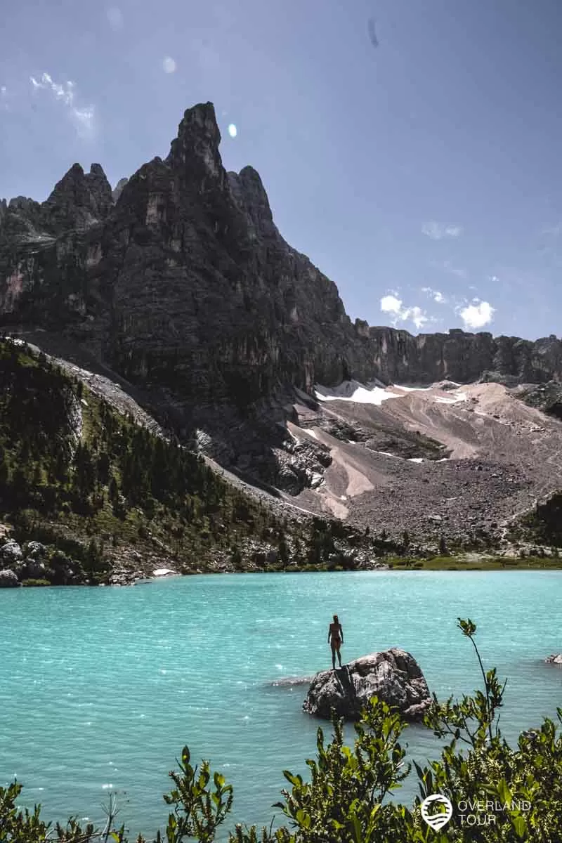 Wanderung zum Lago Di Sorapiss Das Instgram Motiv am Lago Di Sorapiss
