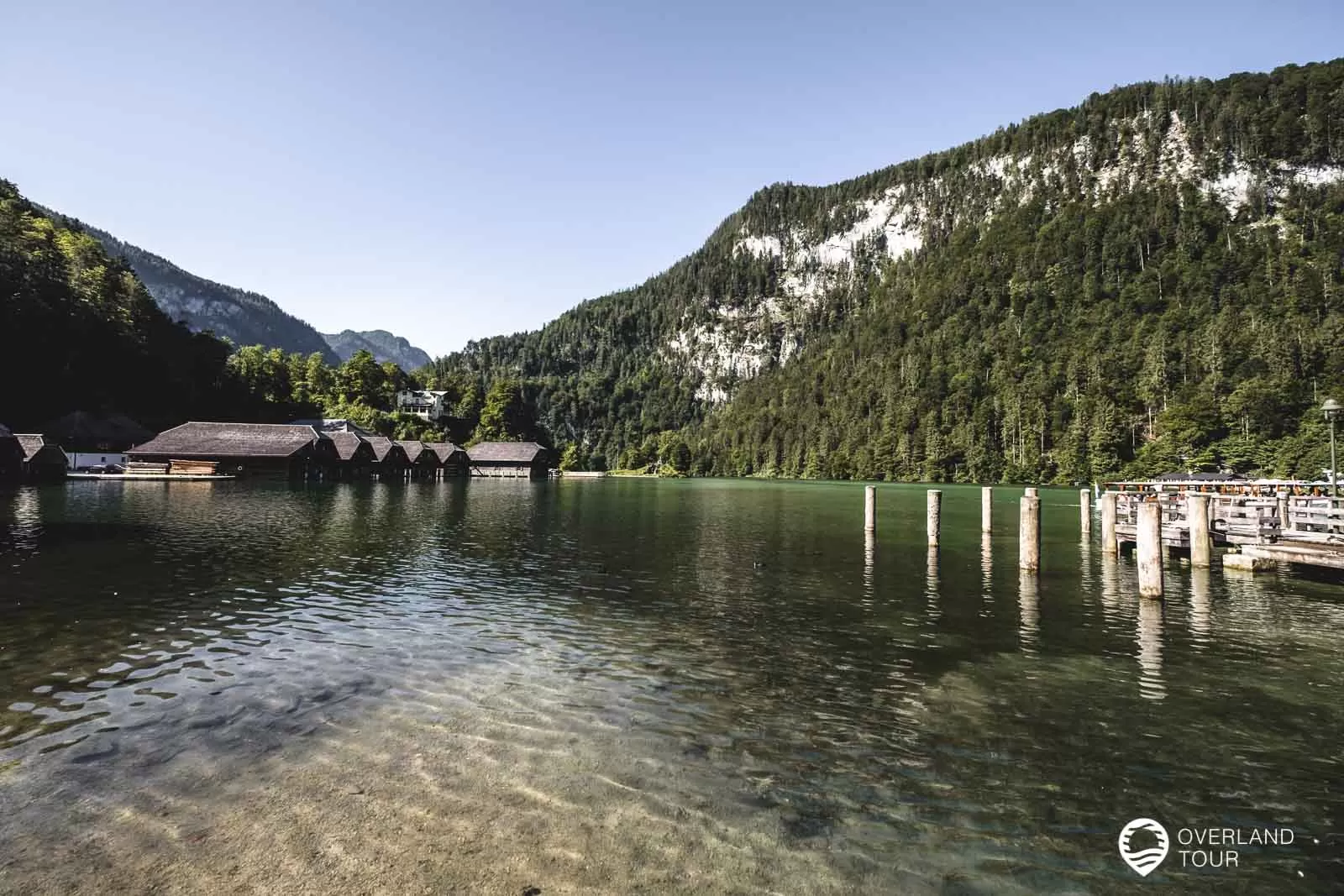 Wanderung zum legendären Naturpool am Königssee In Schönau bei den Bootsstegen zum Königssee