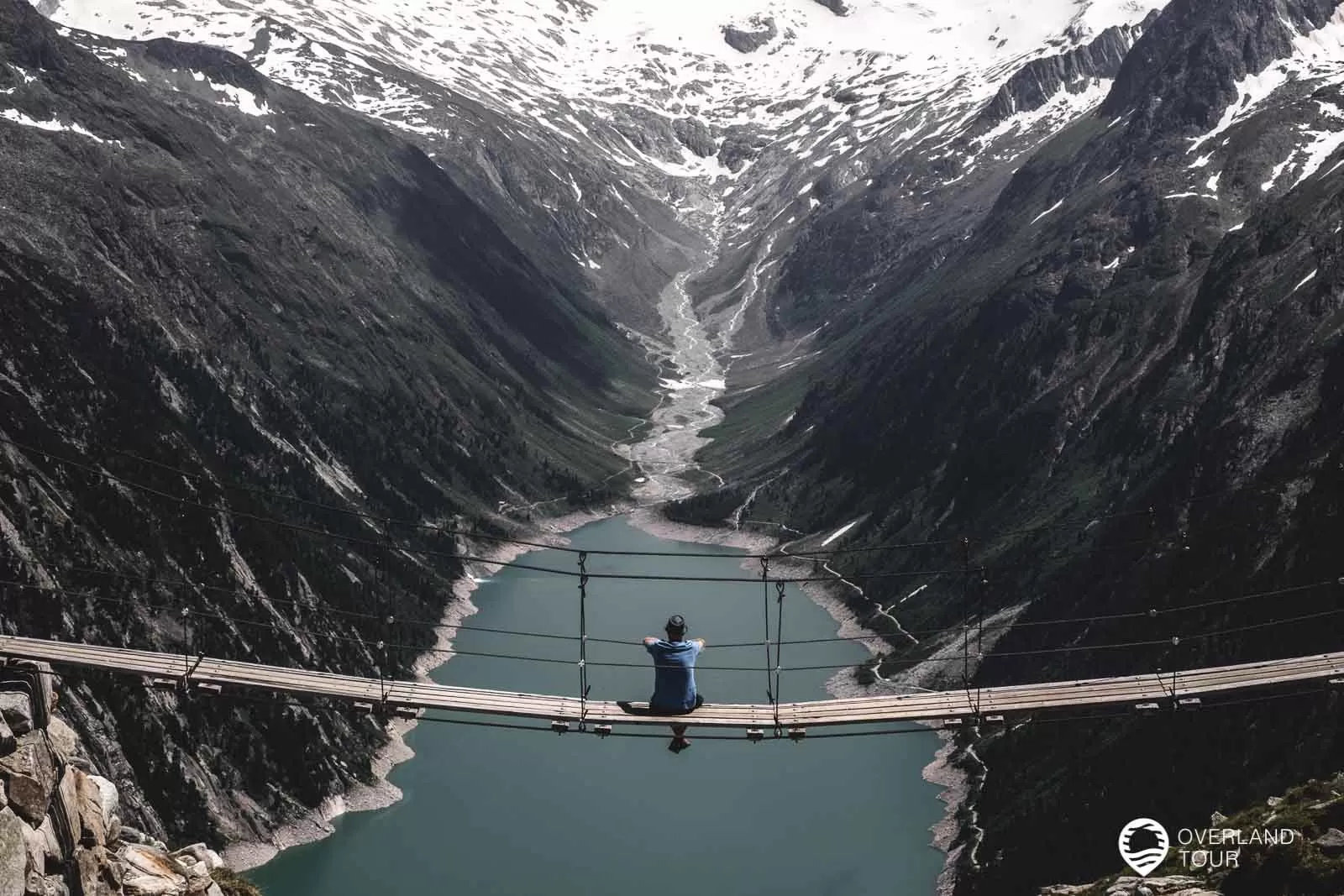 Am Ende der Wanderung zur Olpererhütte wartet das Instgram-Bild auf der Zillertaler Kebema Panoramabrücke