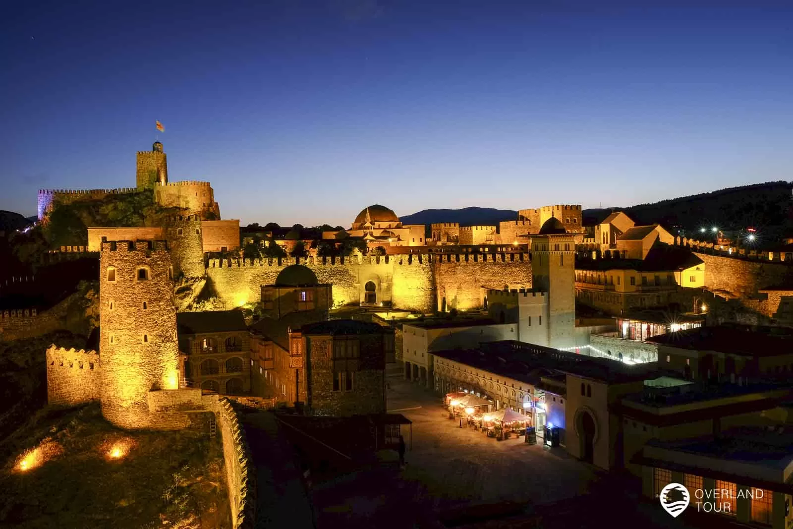 Achalziche – Die Festung Rabati in Südgeorgien Die Festung Rabati zum Sonnenuntergang