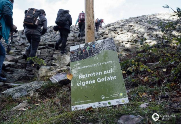 Beim Saar-Hunsrück-Steig in der Nähe von Otzenhausen